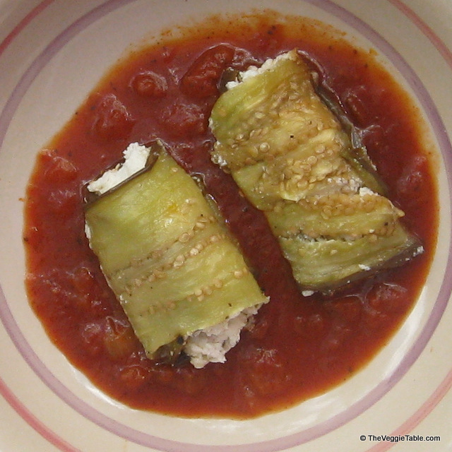 Eggplant Rollatini Ⓥ