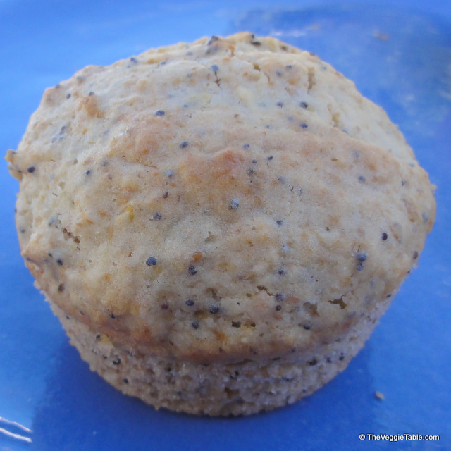 Orange Poppy Seed Muffins Ⓥ