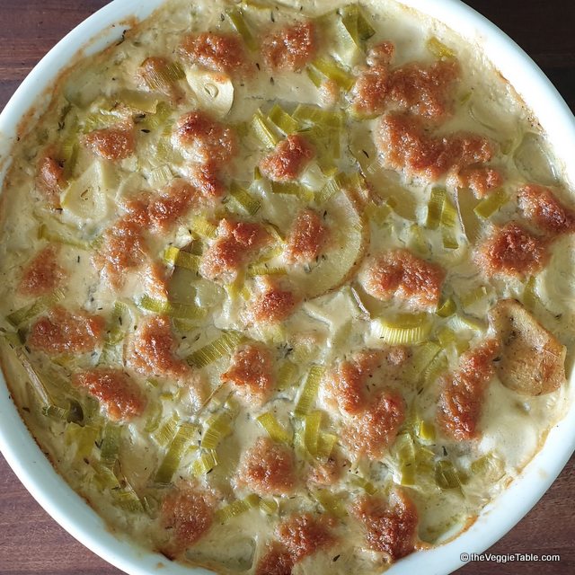 Potato Leek Gratin Ⓥ