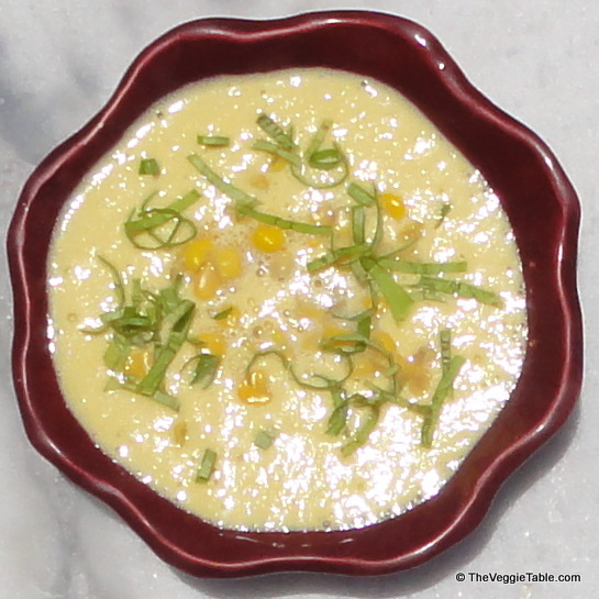 Raw Corn Chowder Ⓥ