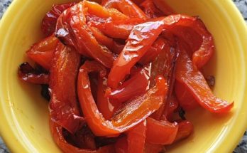 Roasted red peppers