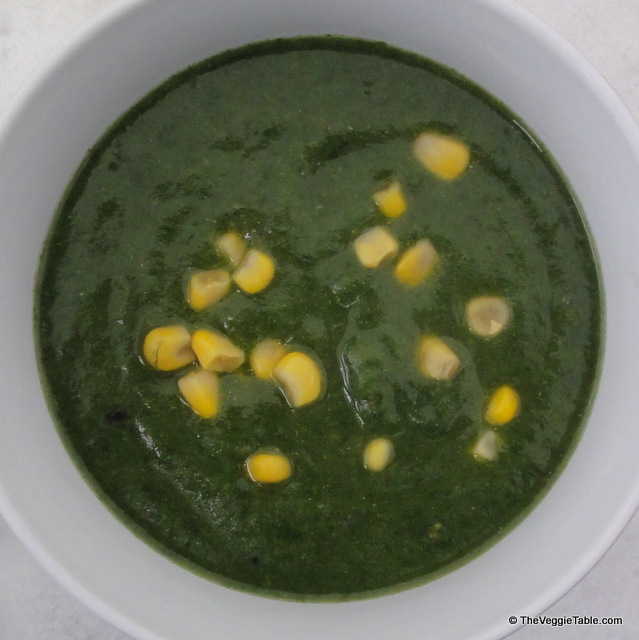 Cream of Spinach Soup Ⓥ