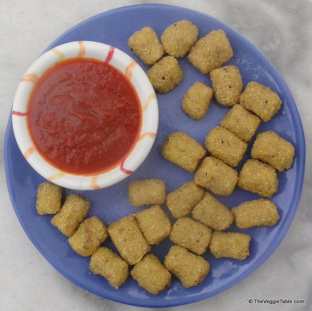 Quinoa and Tater Tots Ⓥ