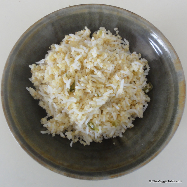 Three-Grain Pilaf Ⓥ