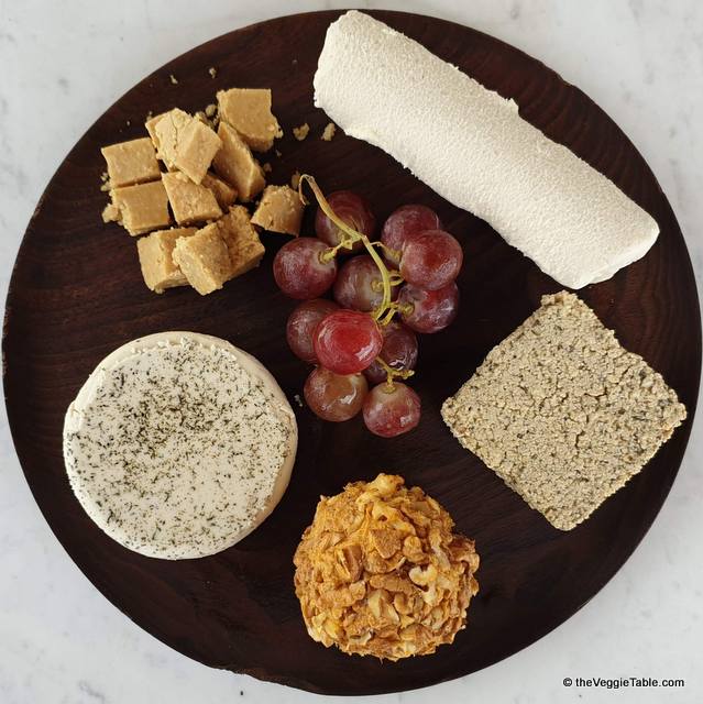 Vegan cheese plate