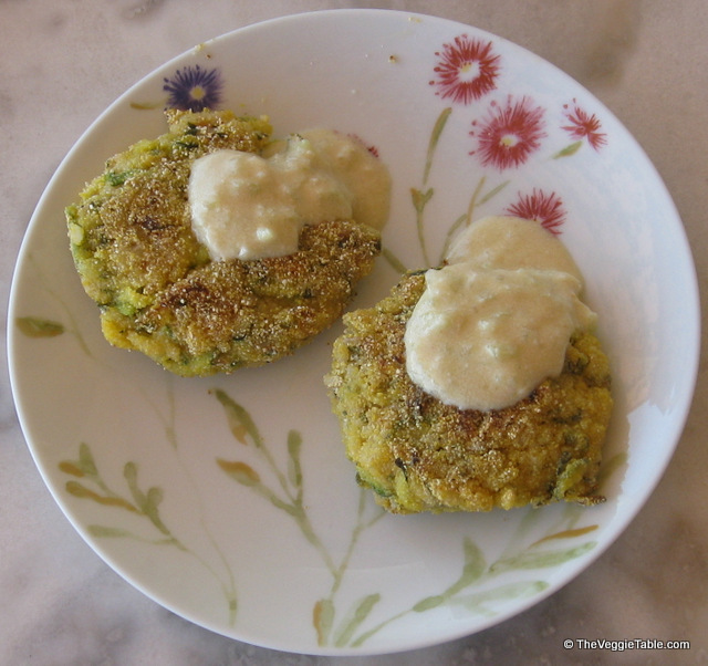 Zucchini Rice Patties Ⓥ