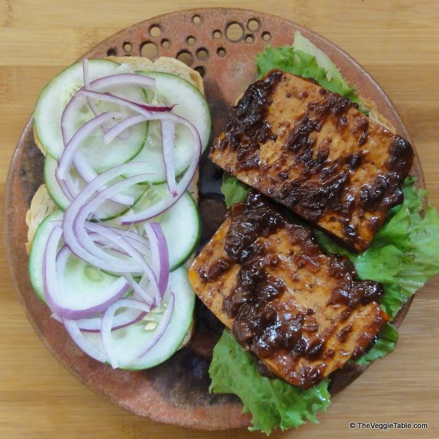 Barbecued Tofu Sandwich Ⓥ
