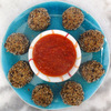 Black eyed pea quinoa croquettes