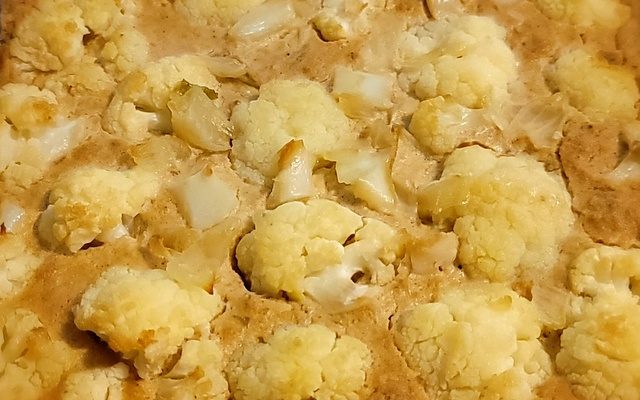 Cauliflower onion casserole