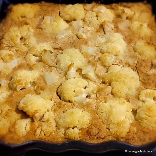 Cauliflower onion casserole