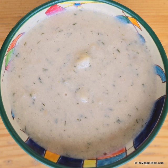 Vegan celeriac soup