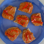 Cheezy red pepper spread