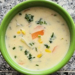 Vegan corn chowder