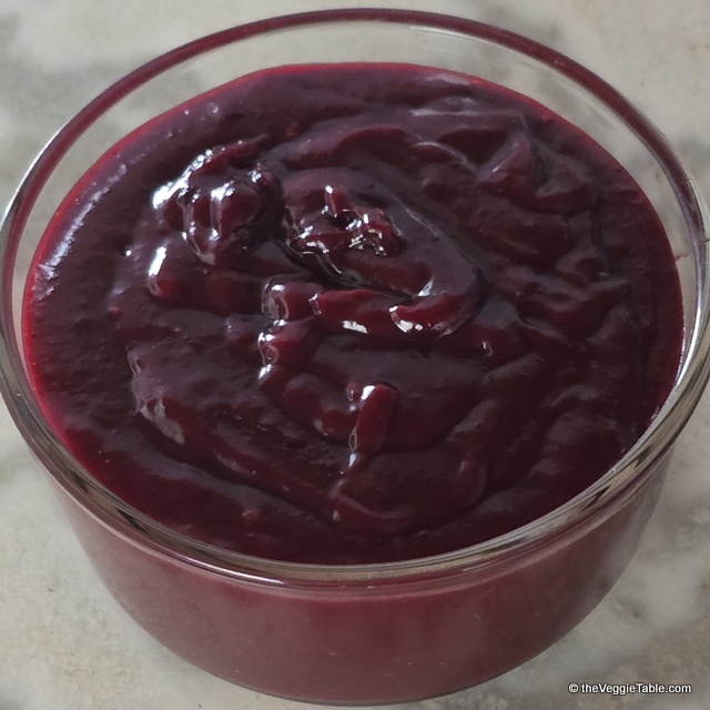 Vegan cranberry sauce