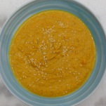 Curried carrot and coconut soup