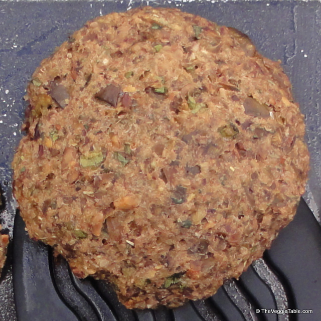 Eggplant-walnut burger