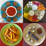 Vegan finger foods