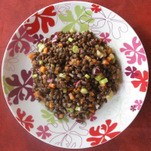 French lentil salad