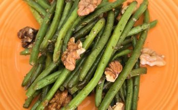 Glazed green beans