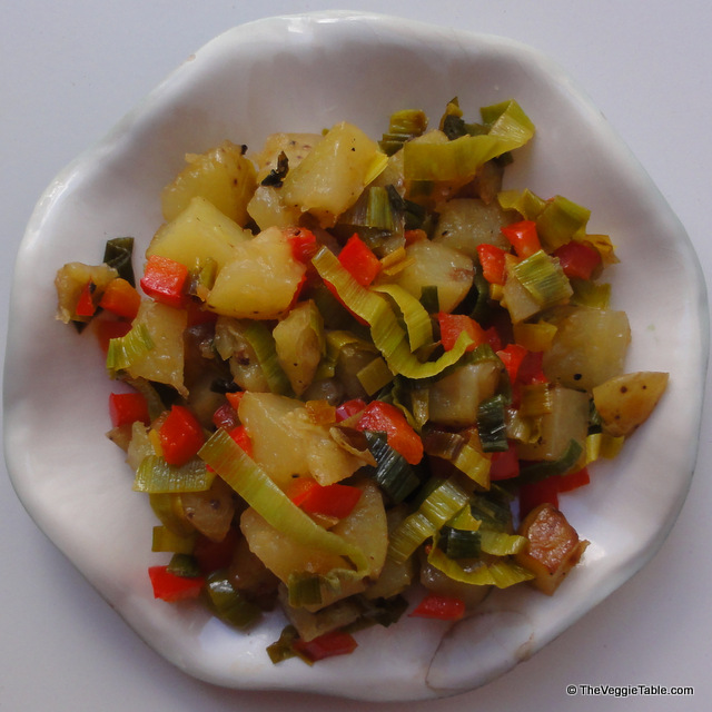 Colorful home fries