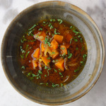 Pumpkin-onion-miso soup