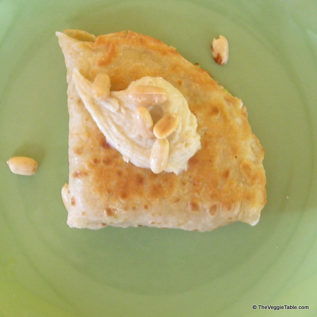 Mock tuna crêpe