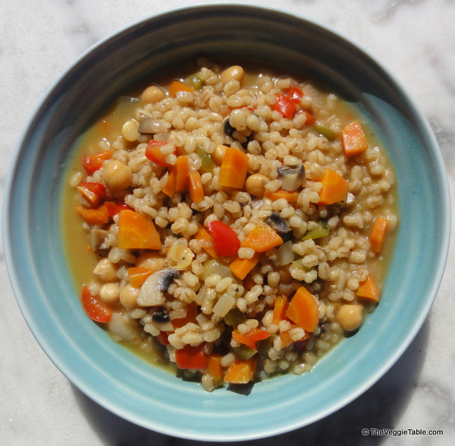 Mushroom barley stew
