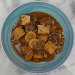 Mushroom-tofu stew