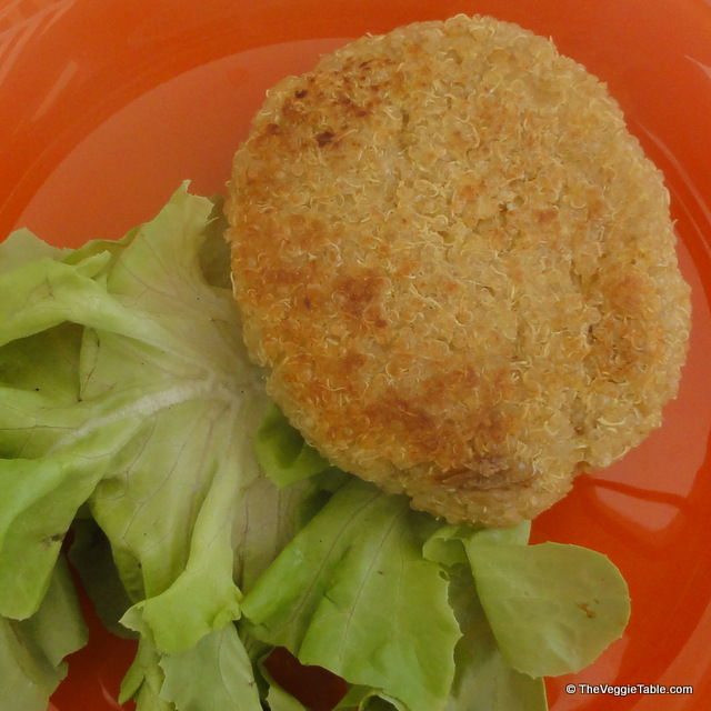 Quinoa veggie burger