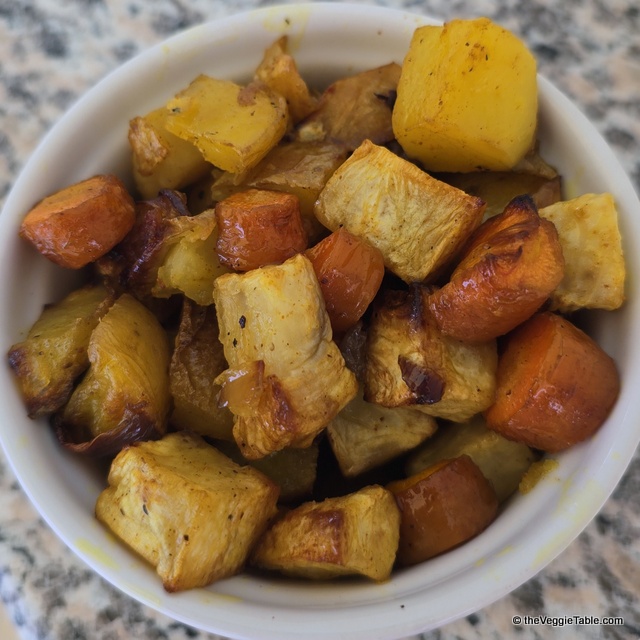 Roasted root vegetables