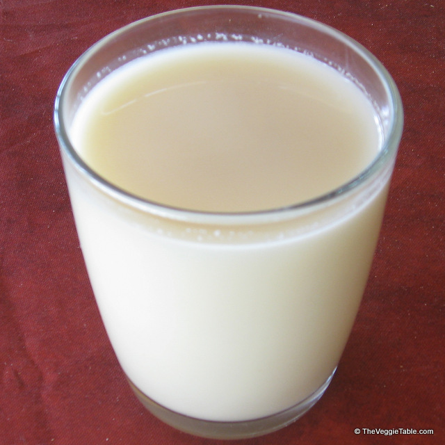 Homemade soy milk