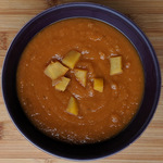 Sweet potato and tomato soup